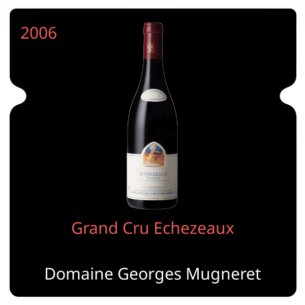 Georges Mugneret Gibourg Grand Cru Echezeaux 2006