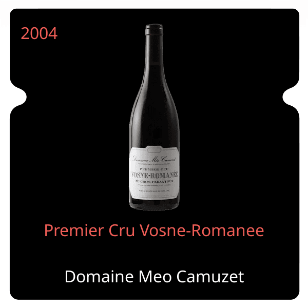 Meo Camuzet Premier Cru Vosne-Romanee 2004