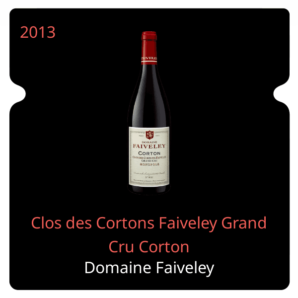 Faiveley Clos des Cortons Faiveley Grand Cru Corton 2013