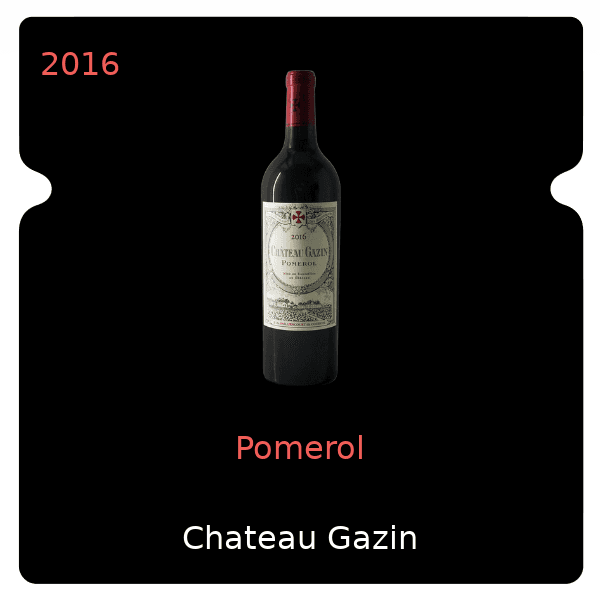 Gazin Pomerol 2016