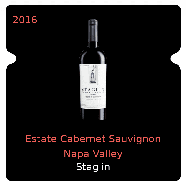 Staglin Estate Cabernet Sauvignon Napa Valley 2016