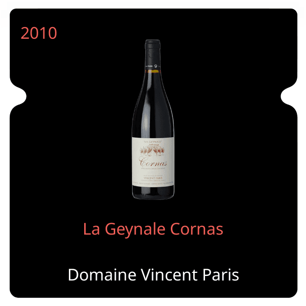 Vincent Paris La Geynale Cornas 2010