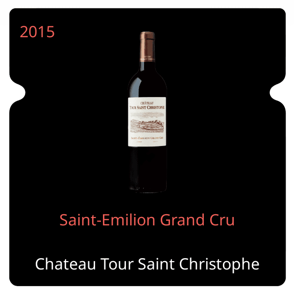 Tour Saint Christophe Saint-Emilion Grand Cru 2015