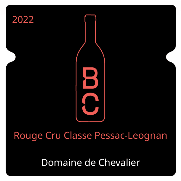 Chevalier Rouge Cru Classe Pessac-Leognan 2022