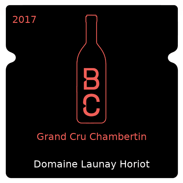 Launay Horiot Grand Cru Chambertin 2017
