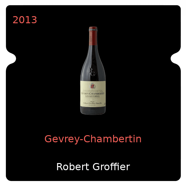Robert Groffier Gevrey-Chambertin 2013