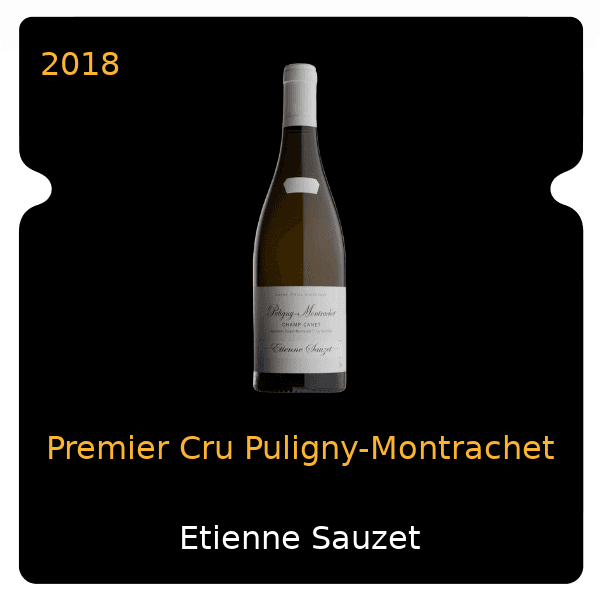 Etienne Sauzet Premier Cru Puligny-Montrachet 2018