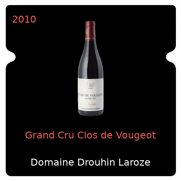 Drouhin Laroze Grand Cru Clos de Vougeot 2010