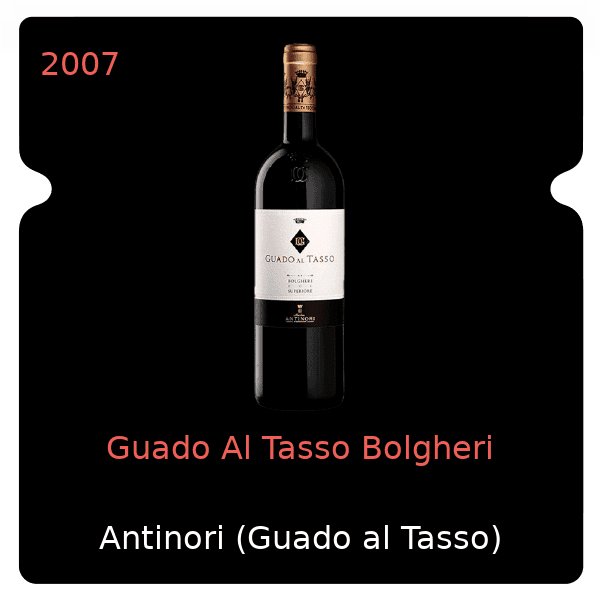 Antinori (Guado al Tasso) Guado Al Tasso Bolgheri 2007