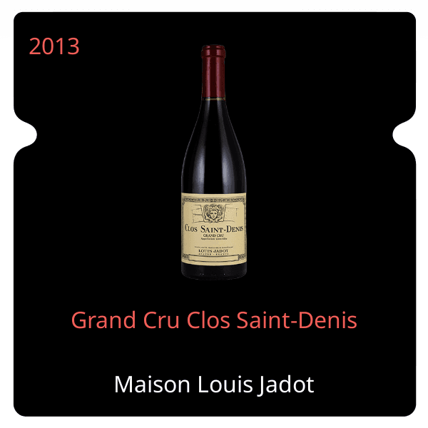Louis Jadot Grand Cru Clos Saint-Denis 2013