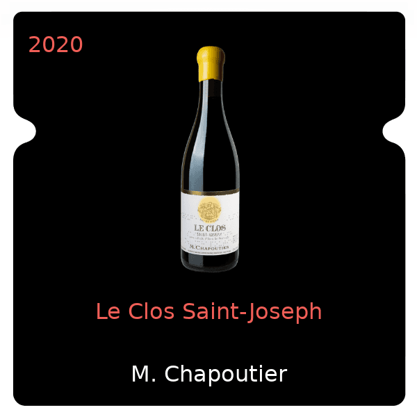 M. Chapoutier Le Clos Saint-Joseph 2020