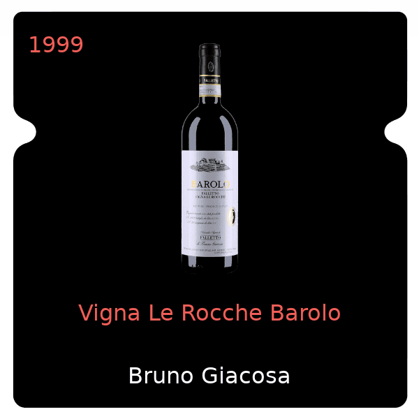 Bruno Giacosa Vigna Le Rocche Barolo 1999