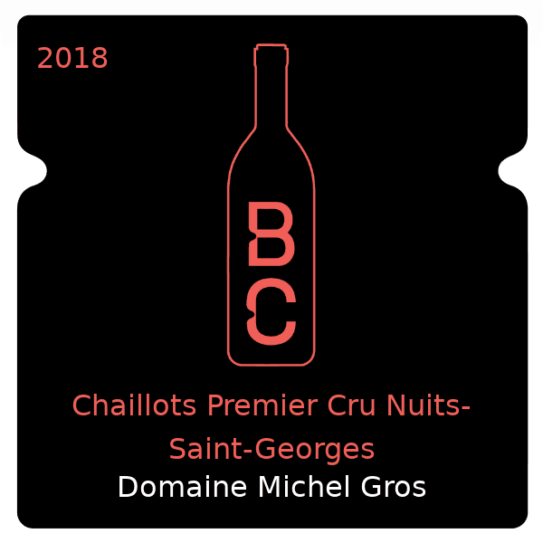 Michelot Chaillots Premier Cru Nuits-Saint-Georges 2018