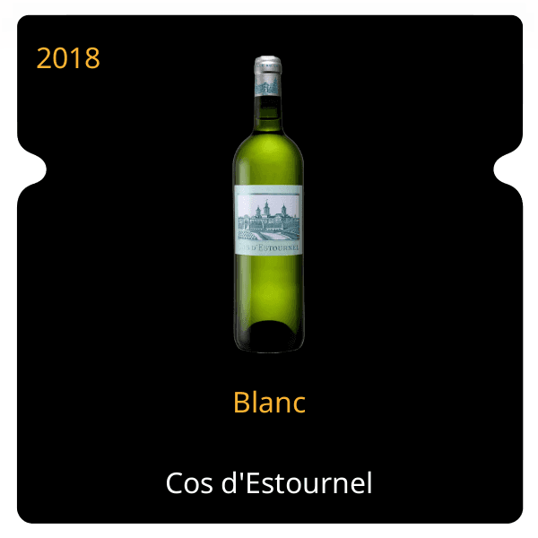Cos d'Estournel Blanc 2018