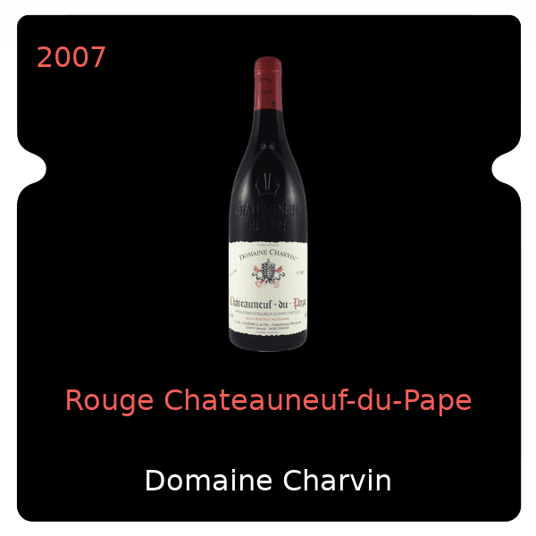 Charvin Rouge Chateauneuf-du-Pape 2007