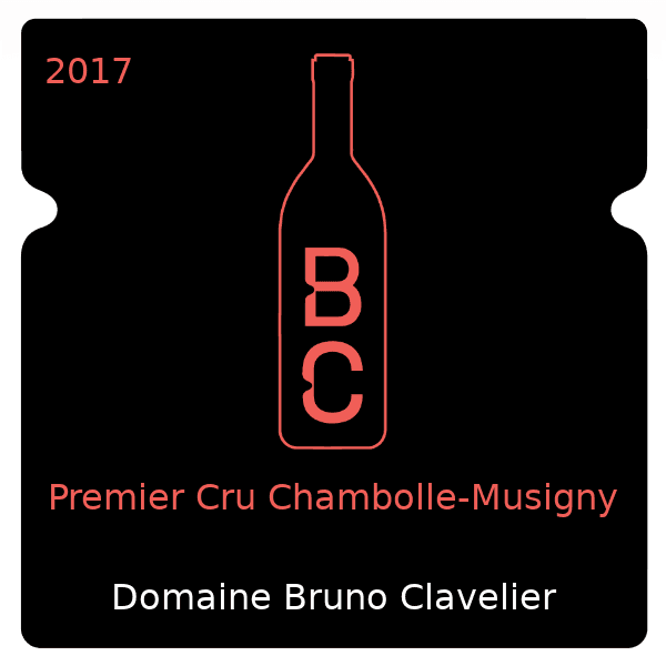Bruno Clavelier Premier Cru Chambolle-Musigny 2017