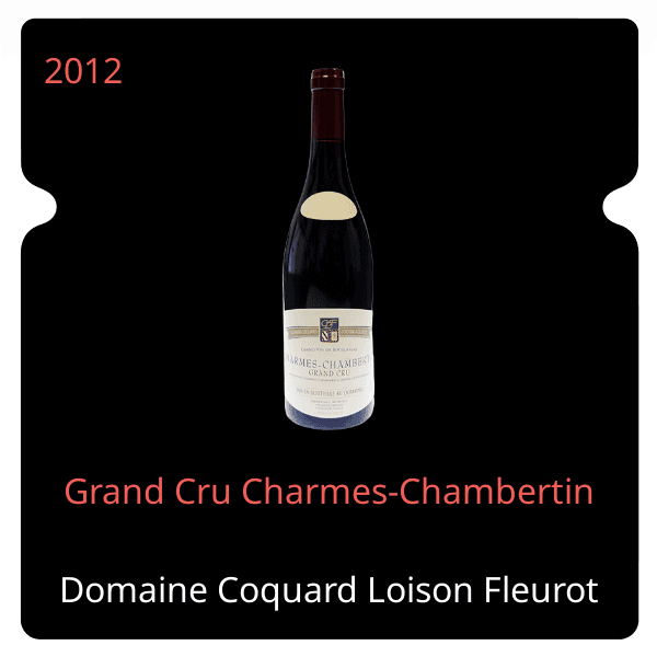 Coquard Loison Fleurot Grand Cru Charmes-Chambertin 2012