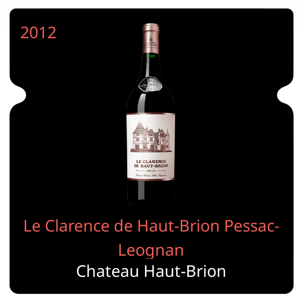 Haut-Brion Le Clarence de Haut-Brion Pessac-Leognan 2012
