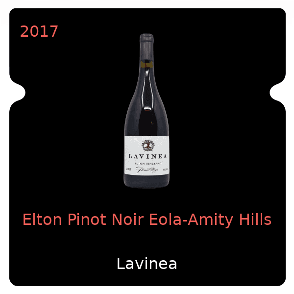 Lagune Elton Pinot Noir Eola-Amity Hills 2017