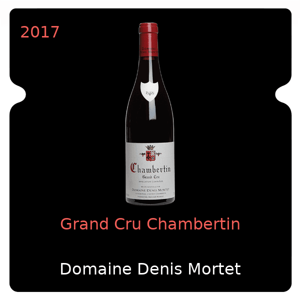 Denis Mortet Grand Cru Chambertin 2017