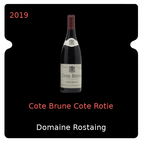 Rostaing Cote Brune Cote Rotie 2019