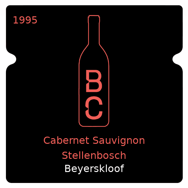 Ben Glaetzer Cabernet Sauvignon Stellenbosch 1995