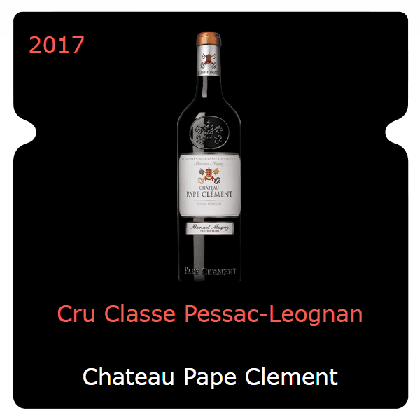 Pape Clement Cru Classe Pessac-Leognan 2017