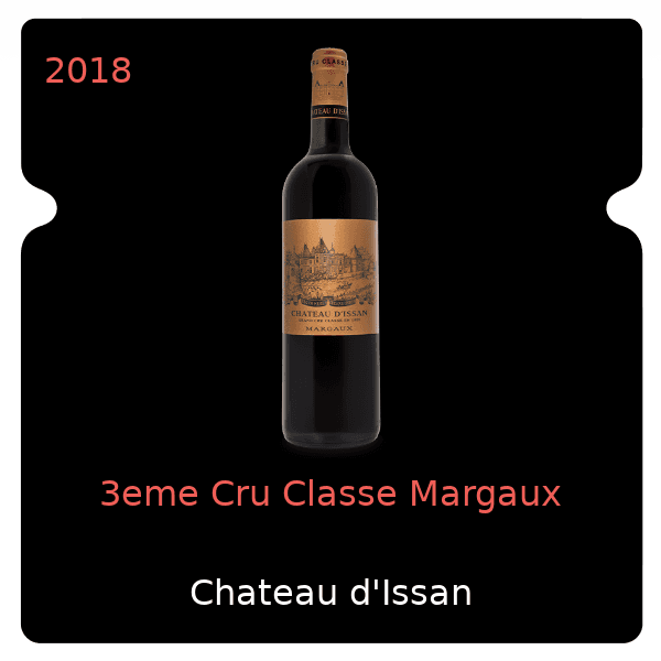 d'Issan 3eme Cru Classe Margaux 2018