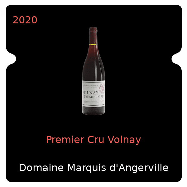 Marquis d'Angerville Premier Cru Volnay 2020