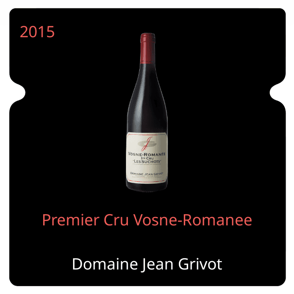 Jean Grivot Premier Cru Vosne-Romanee 2015