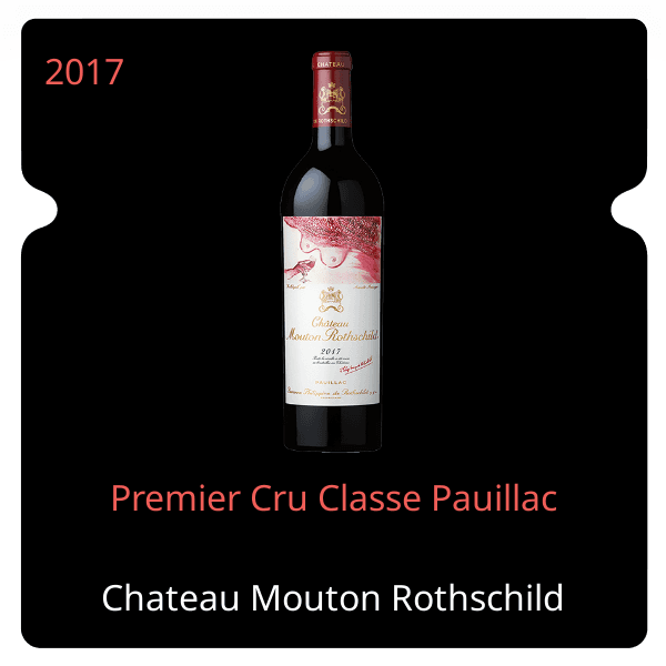 Mouton Rothschild Premier Cru Classe Pauillac 2017