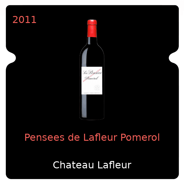 Lafleur Pensees de Lafleur Pomerol 2011