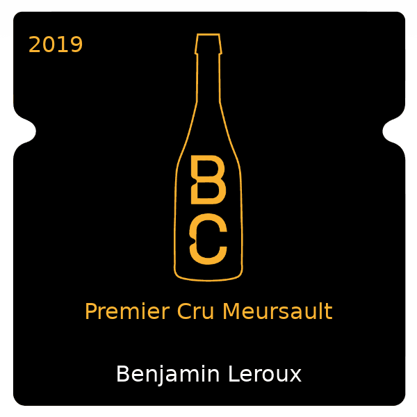 Benjamin Leroux Premier Cru Meursault 2019