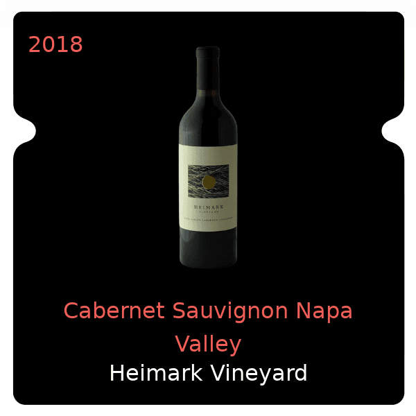Eisele Vineyard Cabernet Sauvignon Napa Valley 2018