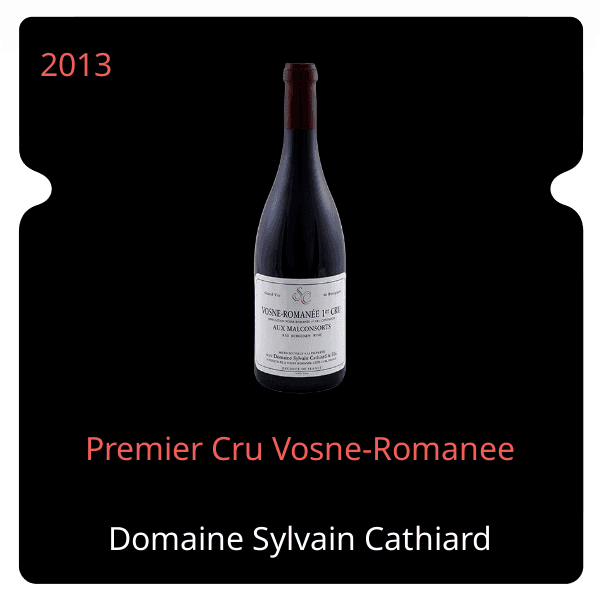 Sylvain Cathiard Premier Cru Vosne-Romanee 2013