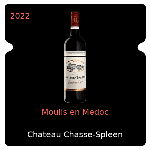 Chasse-Spleen Moulis en Medoc 2022