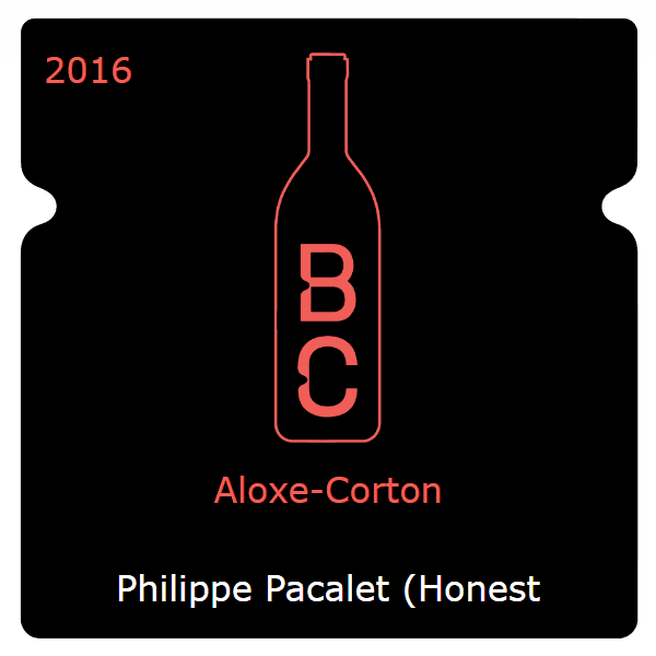 Philippe Pacalet (Honest Grapes) Aloxe-Corton 2016