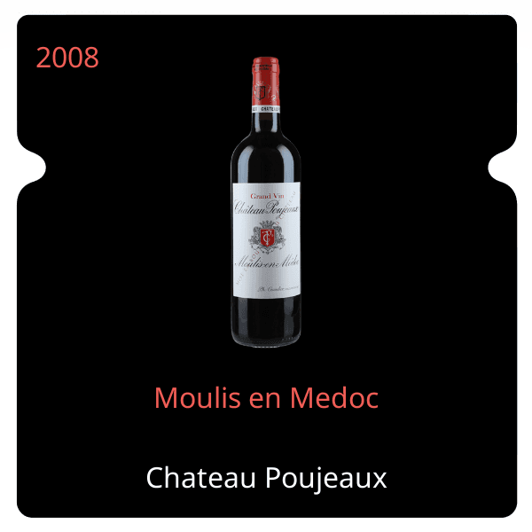 Poujeaux Moulis en Medoc 2008
