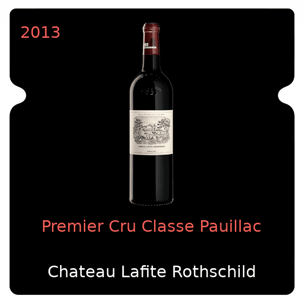 Lafite Rothschild Premier Cru Classe Pauillac 2013