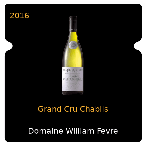 William Fevre Grand Cru Chablis 2016