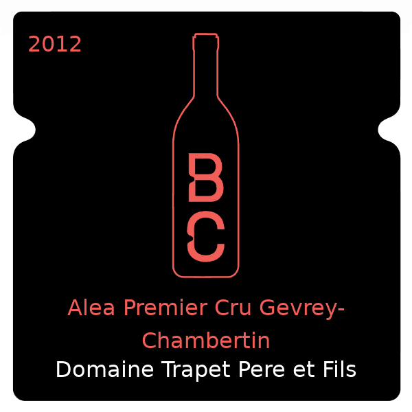 Trapet Pere et Fils Alea Premier Cru Gevrey-Chambertin 2012