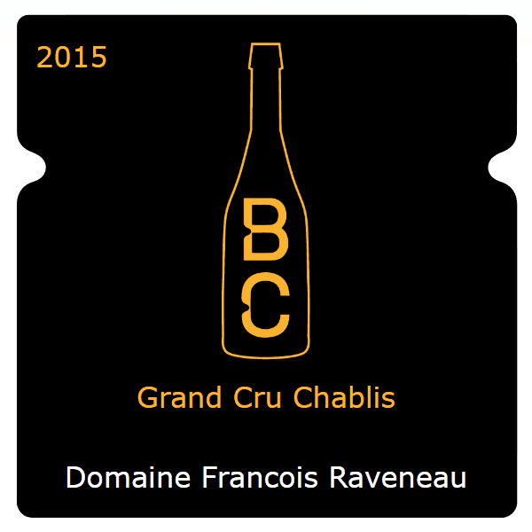 Francois Raveneau Grand Cru Chablis 2015