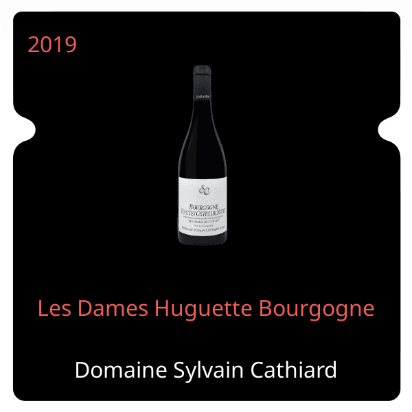 Sylvain Cathiard Les Dames Huguette Bourgogne 2019