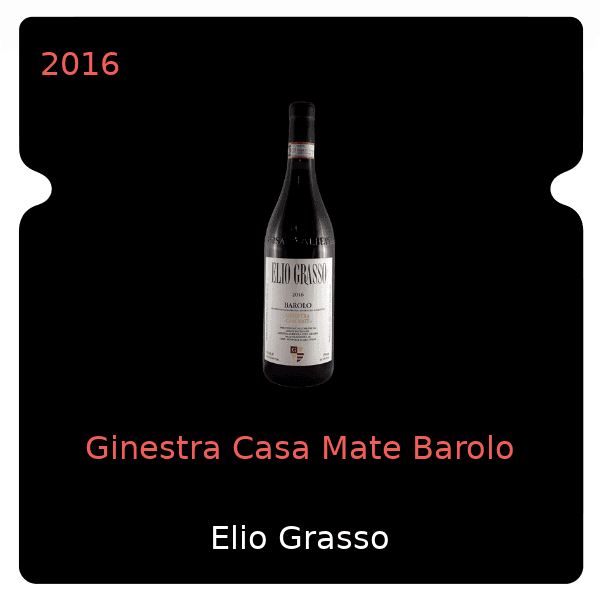 Elio Grasso Ginestra Casa Mate Barolo 2016