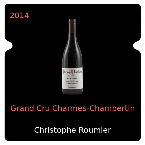 Christophe Roumier Grand Cru Charmes-Chambertin 2014