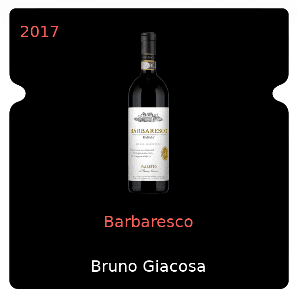 Bruno Giacosa Barbaresco 2017