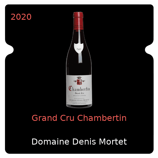 Denis Mortet Grand Cru Chambertin 2020
