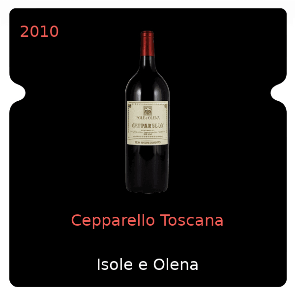 Isole e Olena Cepparello Toscana 2010